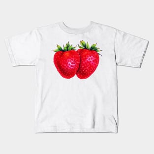 strawberry red Kids T-Shirt